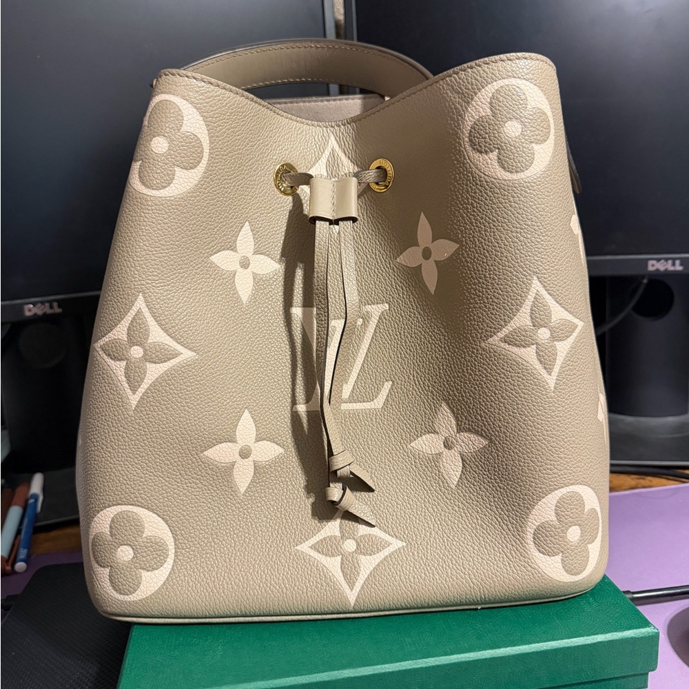 Louis Vuitton Taupe Monogram Shoulder Bag